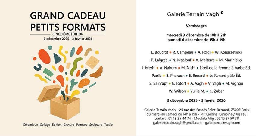 GRAND CADEAU, PETITS FORMATS « 5 ème édition »